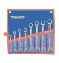 Projahn GearTech Schlüssel Satz Rolltasche 8-tlg. 8 - 10 - 12 - 13 - 16 - 17 - 18 - 19 Mm