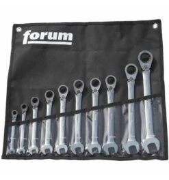 Forum Maulschlüssel Mit Ringratsche, 10-tlg., Umsch. 8-24m