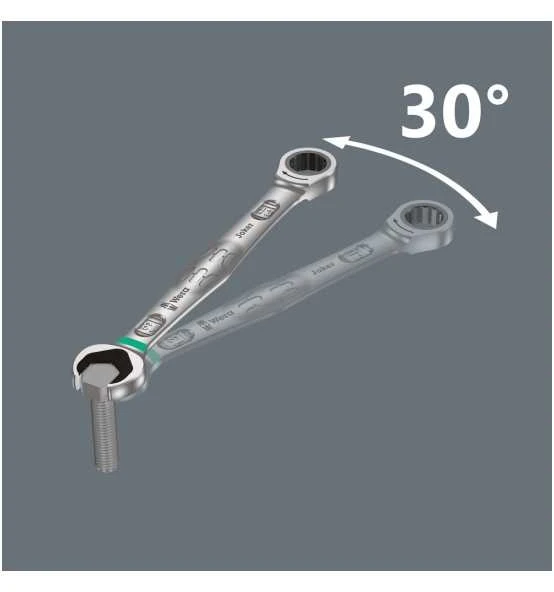 Wera 6000 Joker 4 Set 1 Maul-Ringratschenschlüssel-Satz, 4-tlg. 9 Wera 6000 Joker 4 Set 1 Maul-Ringratschenschlüssel-Satz, 4-tlg. – Bild 7