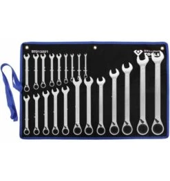 Brilliant Tools Ratschenringschlüssel-Satz, 21-tlg., Umschaltbar, 6 - 32 Mm