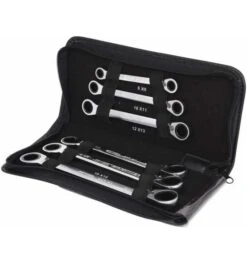 KS Tools GEARplus Doppel-Ratschenringschlüssel-Satz,umschaltbar,6-tlg.