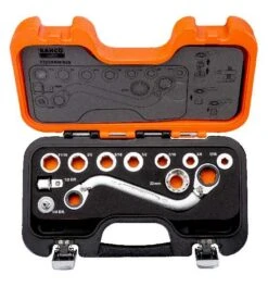 Bahco Knarren-Ringschlüssel-Satz, S-Form Und Adapter, 29 Stück/Box -Werabahco Verkaufe ratschen ringschluesselsatz 730903 czm