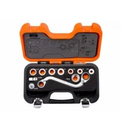 Bahco Knarren-Ringschlüssel-Satz, S-Form Und Adapter, 29 Stück/Box -Werabahco Verkaufe ratschen ringschluesselsatz 967680 czm