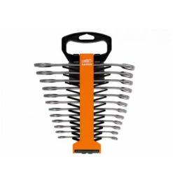 Bahco Satz Metrische Ring-Maulschlüssel, Micro-Matt-Ausführung - 12-tlg./Kunststofftasche, 8-19 Mm -Werabahco Verkaufe ringmaulschluesselsatz 967640 czm