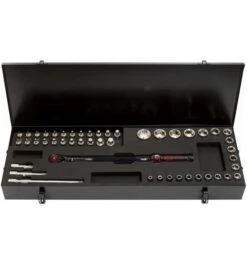 KS Tools 1/2" ERGOTORQUEprecision Ratschen-Drehmomentschlüssel-Satz, 40-200 Nm, 48-tlg.