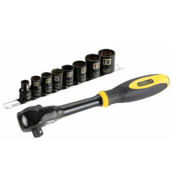 Stanley Umschaltknarre FatMax Rotator 3/8 9-tlg. 3 Stanley Umschaltknarre FatMax Rotator 3/8 9-tlg.