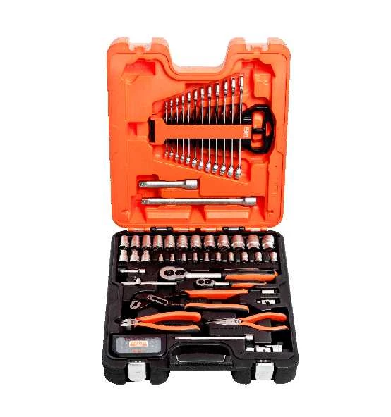 Bahco 1/4"- Und 1/2"-Steckschlüssel-Satz, Metrisch, Sechskant Inklusive Ring-Maulschlüsseln, Bits Und Zangen - 81-tlg. 4 Bahco 1/4"- Und 1/2"-Steckschlüssel-Satz, Metrisch, Sechskant Inklusive Ring-Maulschlüsseln, Bits Und Zangen - 81-tlg. – Bild 2