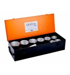 Bahco 1" Steckschlüssel-Satz, Metrisch, Sechskant, Inklusive Umschaltknarre Mit Rundem Knarrenkopf, 11-tlg.