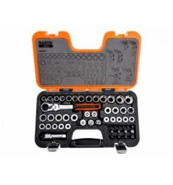 Bahco Durchsteck-Steckschlüssel-Satz Mit Schwenkkopf-Knarre Und Verbindungsteilen - 53-tlg. 14 Bahco Durchsteck-Steckschlüssel-Satz Mit Schwenkkopf-Knarre Und Verbindungsteilen - 53-tlg. -Werabahco Verkaufe steckschluesselgarnitur bahco 973408 czm