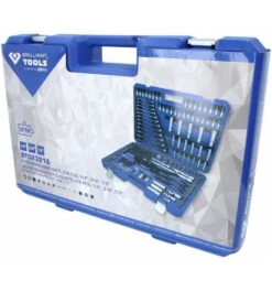 Brilliant Tools Steckschlüssel-Satz, 216-tlg., 1/4", 3/8", 1/2" -Werabahco Verkaufe steckschluesselgarnitur brilliant tools 1446861 czm