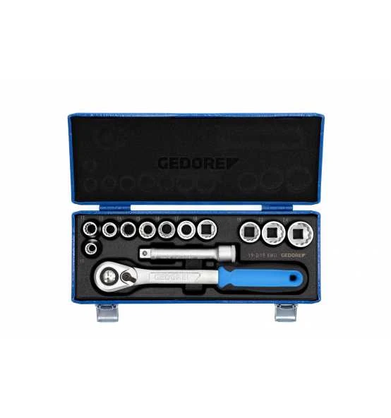 Gedore Steckschlüssel-Satz 1/2" 13-tlg. UD 10-24 Mm 3 Gedore Steckschlüssel-Satz 1/2" 13-tlg. UD 10-24 Mm