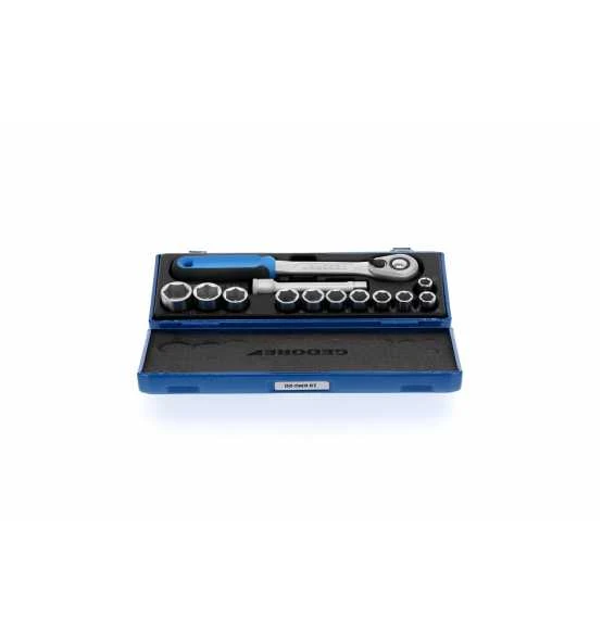 Gedore Steckschlüssel-Satz 1/2" 13-tlg. 6-kant 10-24 Mm 5 Gedore Steckschlüssel-Satz 1/2" 13-tlg. 6-kant 10-24 Mm – Bild 3