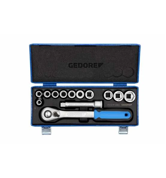 Gedore Steckschlüssel-Satz 1/2" 13-tlg. 6-kant 10-24 Mm 3 Gedore Steckschlüssel-Satz 1/2" 13-tlg. 6-kant 10-24 Mm