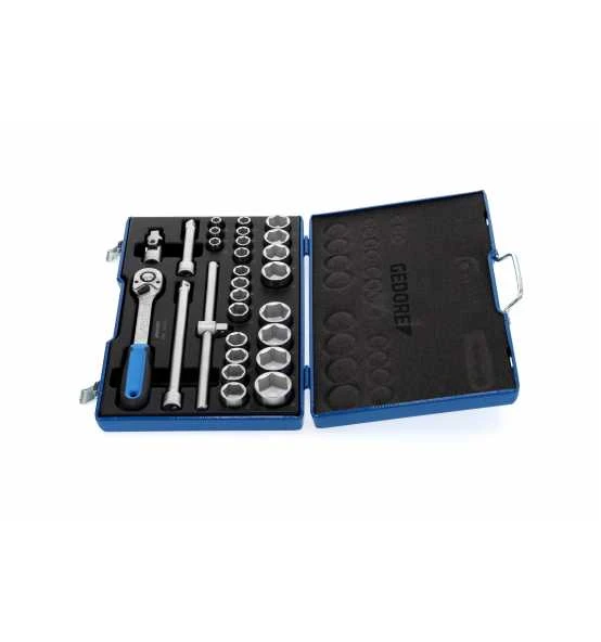 Gedore Steckschlüssel-Garnitur 1/2" 28-tlg. 19 VMU-10 4 Gedore Steckschlüssel-Garnitur 1/2" 28-tlg. 19 VMU-10 – Bild 2