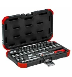 Gedore Steckschlüssel-Satz 1/4", SW 4-13 Mm, 33-tlg., Art.Nr. 3300051 -Werabahco Verkaufe steckschluesselgarnitur gedore 732320 czm