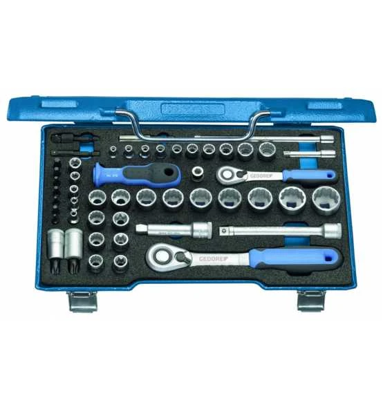 Gedore Steckschlüssel-Satz 3/8" + 1/4", 50-tlg. 3 Gedore Steckschlüssel-Satz 3/8" + 1/4", 50-tlg.