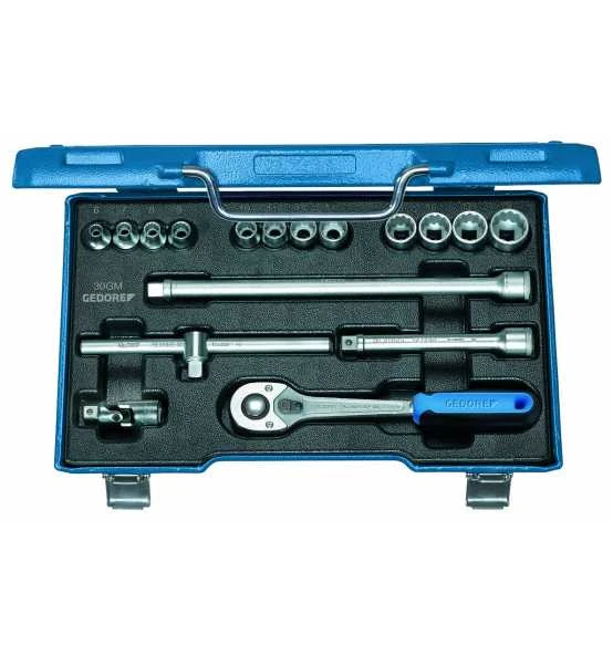 Gedore Steckschlüssel-Satz 3/8" 17-tlg. 6-19 Mm 4 Gedore Steckschlüssel-Satz 3/8" 17-tlg. 6-19 Mm – Bild 2