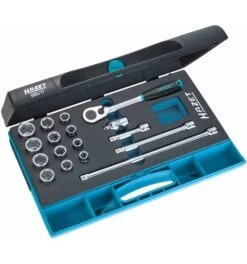 Werabahco Verkaufe 27 Hazet Steckschlüssel Satz, Vierkant Hohl 10 Mm (3/8"), Außen-Sechskant-Tractionsprofil, Anzahl Werkzeuge: 17, Art.Nr. 880/17