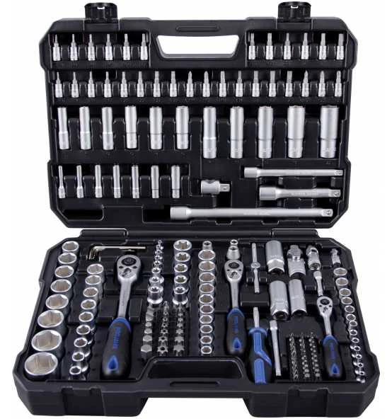 Projahn 1/4" + 3/8" + 1/2" Proficraft Satz 182-tlg., 48 Zahn Knarren 4 Projahn 1/4" + 3/8" + 1/2" Proficraft Satz 182-tlg., 48 Zahn Knarren – Bild 2