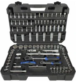 Projahn 1/4"+1/2" Steckschlüssel Satz 108-tlg. proficraft, 48 Zahn Knarren