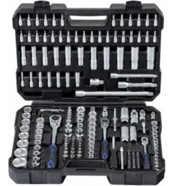 Projahn 1/4" + 3/8" + 1/2" Proficraft Satz 182-tlg., 72 Zahn Knarren