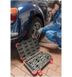 VIGOR Steckschlüssel Satz, Vierkant Hohl 12,5 Mm (1/2"), Außen Sechskant Profil, 10 - 32, Anzahl Werkzeuge: 25 -Werabahco Verkaufe steckschluesselgarnitur vigor 752544 czm