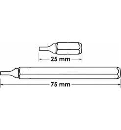 VIGOR Bit Box, Sechskant Massiv 6,3 (1/4"), Bits Und Adapter, 57-tlg. -Werabahco Verkaufe vigor bit satz 1272769 czm