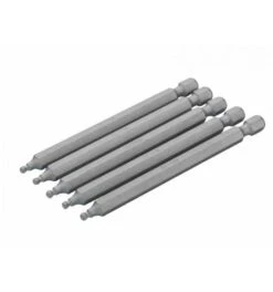 Bahco 1/4" Standard Schraubendreher Bits Für 3 mm Sechskantschrauben Mit Kugelkopf 89 mm - 2 Stk. Pro Blisterpackung