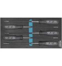 Hazet Flexibler Steckschlüssel Satz, Außen-Sechskant Profil, 5 - 10, Anzahl Werkzeuge: 5