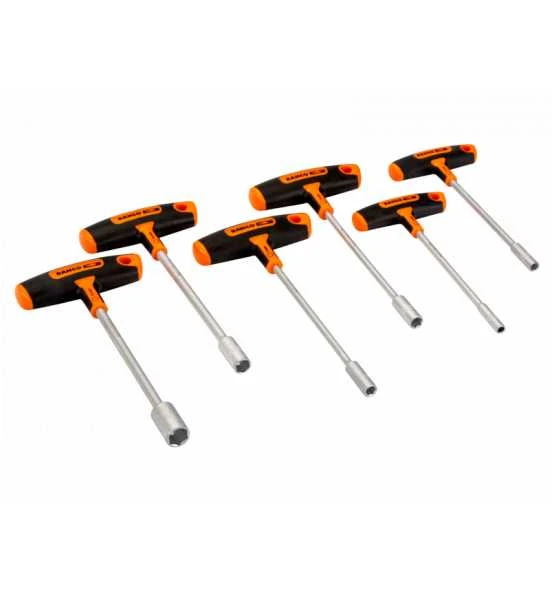 Bahco Steckschlüssel-Satz Mit T-Griff Für Sechskantschrauben 5 - 13 mm - 6-tlg. 3 Bahco Steckschlüssel-Satz Mit T-Griff Für Sechskantschrauben 5 - 13 mm - 6-tlg.