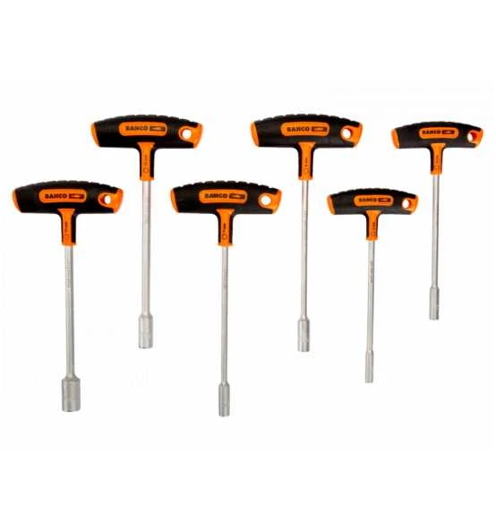 Bahco Steckschlüssel-Satz Mit T-Griff Für Sechskantschrauben 5 - 13 mm - 6-tlg. 5 Bahco Steckschlüssel-Satz Mit T-Griff Für Sechskantschrauben 5 - 13 mm - 6-tlg. – Bild 3