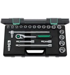 Stahlwille Steckschlüssel-Garnitur 1/2" 22-tlg. 52/16/6QR KN