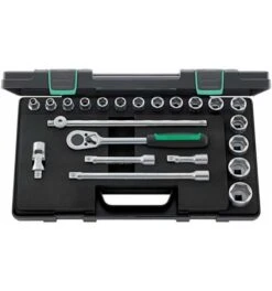 Stahlwille Steckschlüssel-Garnitur 1/2" 22-tlg. 52/16/6 KN