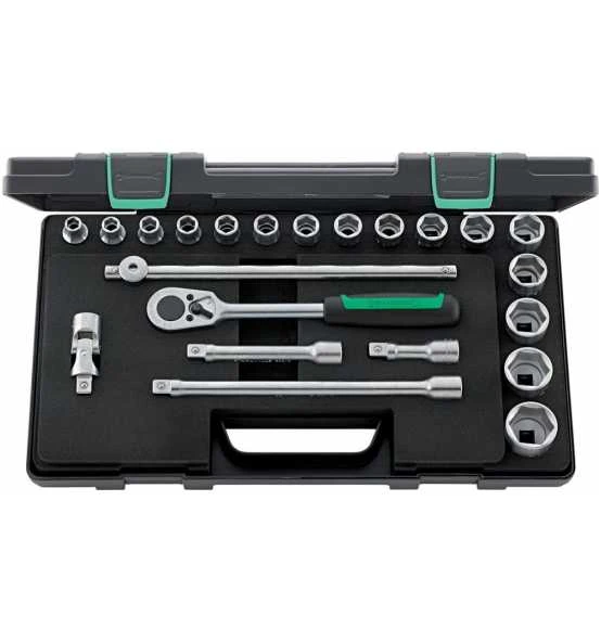 Stahlwille Steckschlüssel-Garnitur 1/2" 22-tlg. 52/16/6 KN 3 Stahlwille Steckschlüssel-Garnitur 1/2" 22-tlg. 52/16/6 KN