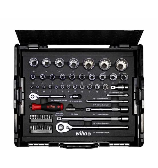 Wiha Steckschlüssel- Und Bit Set 1/4" Und 1/2" 60-tlg. Inkl. L-Boxx (44685) 3 Wiha Steckschlüssel- Und Bit Set 1/4" Und 1/2" 60-tlg. Inkl. L-Boxx (44685)