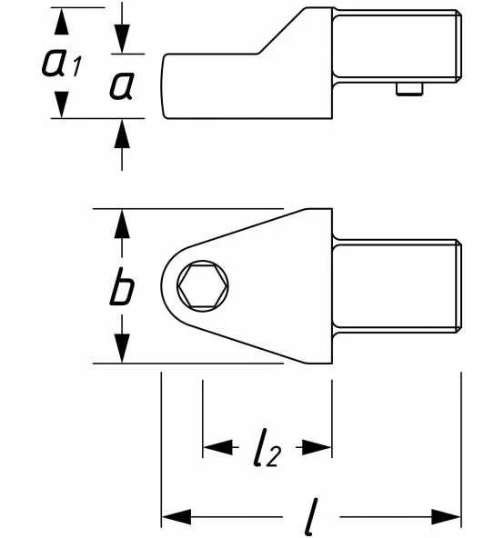 Hazet Einsteck-Halter Für Bits, Einsteck-Vierkant 14 X 18 Mm, Sechskant Hohl 8 Mm (5/16") 4 Hazet Einsteck-Halter Für Bits, Einsteck-Vierkant 14 X 18 Mm, Sechskant Hohl 8 Mm (5/16") – Bild 2