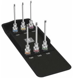 Wera 8767 C TORX HF 2 Zyklop Bitnuss-Satz TORX, Mit Haltefunktion, 6-tlg.