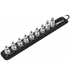 Wera Belt B 3 TORX HF Zyklop Bitnuss-Satz TORX, Mit Haltefunktion, 3/8"-Antrieb, 9-tlg.