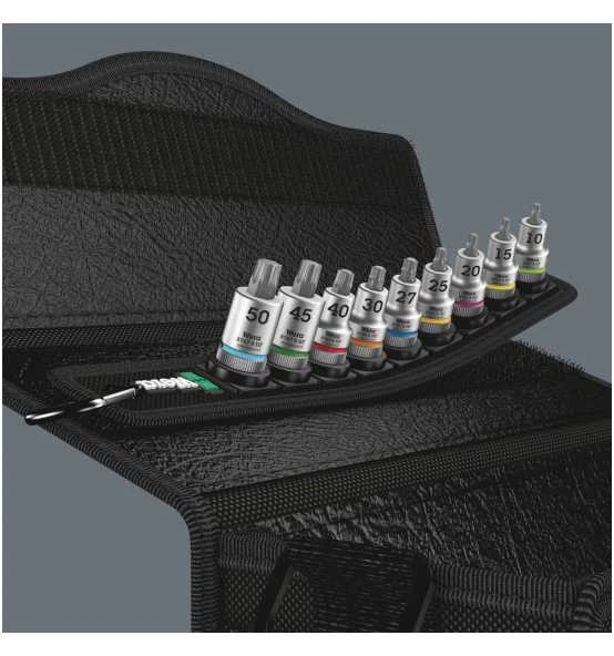 Wera Belt B 3 TORX HF Zyklop Bitnuss-Satz TORX, Mit Haltefunktion, 3/8"-Antrieb, 9-tlg. 9 Wera Belt B 3 TORX HF Zyklop Bitnuss-Satz TORX, Mit Haltefunktion, 3/8"-Antrieb, 9-tlg. – Bild 7