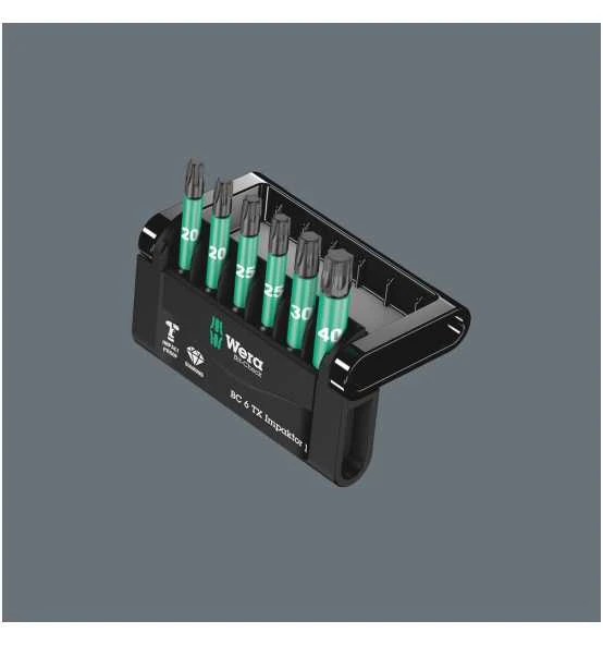 Wera Bit-Check 6 TX Impaktor 1, 6-tlg. 4 Wera Bit-Check 6 TX Impaktor 1, 6-tlg. – Bild 2