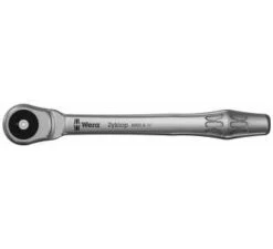 Wera 8003 A Zyklop Metal-Knarre Mit Durchsteckvierkant Mit 1/4"-Antrieb, 1/4" X 141 Mm