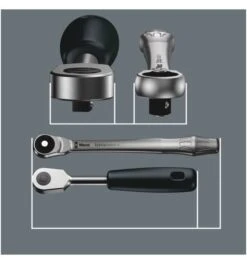 Wera 8100 SA 7 Zyklop Metal-Knarrensatz, Durchsteckvierkant, 1/4"-Antrieb, Metrisch, 28-tlg. -Werabahco Verkaufe wera knarren 761468 czm 3