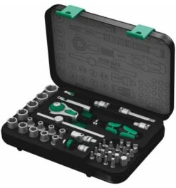 Wera 8100 SA 2 Zyklop Speed-Knarrensatz, 1/4"-Antrieb, Metrisch, 42-tlg.