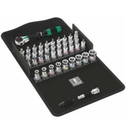 Wera 8100 SA All-in Zyklop Speed-Knarrensatz, Mit Haltefunktion, 1/4"-Antrieb, Metrisch, 42-tlg.