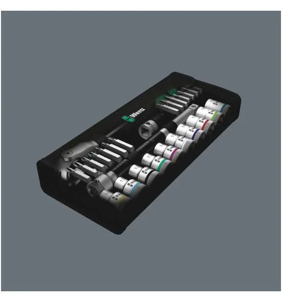 Wera 8100 SC 6 Zyklop Speed-Knarrensatz, 1/2"-Antrieb, Metrisch, 28-tlg. 11 Wera 8100 SC 6 Zyklop Speed-Knarrensatz, 1/2"-Antrieb, Metrisch, 28-tlg. – Bild 9