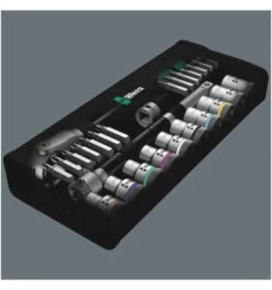 Wera 8100 SC 9 Zyklop Speed-Knarrensatz, 1/2"-Antrieb, Zöllig, 28-tlg. -Werabahco Verkaufe wera knarren 807730 czm