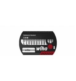 Wiha Bit Set FlipSelector Standard 25 Mm Schlitz, Phillips, Pozidriv 13-tlg. 1/4" C6,3 (39029)
